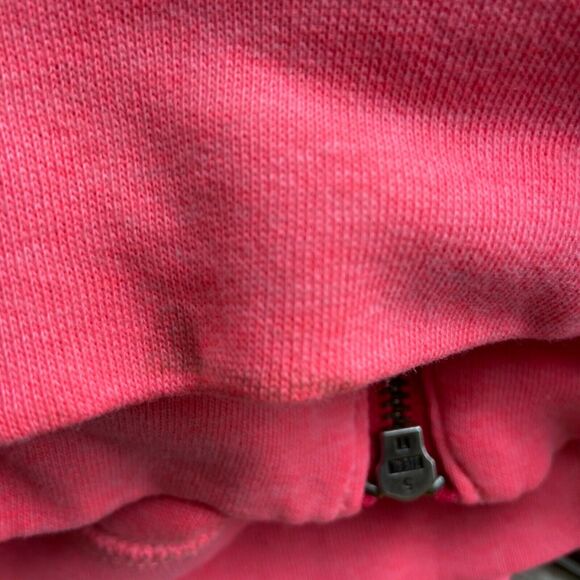 American Eagle Womens Sweatshirt Size XS Quarter‎ Zip Neon Pink Lightweight - Picture 13 of 13